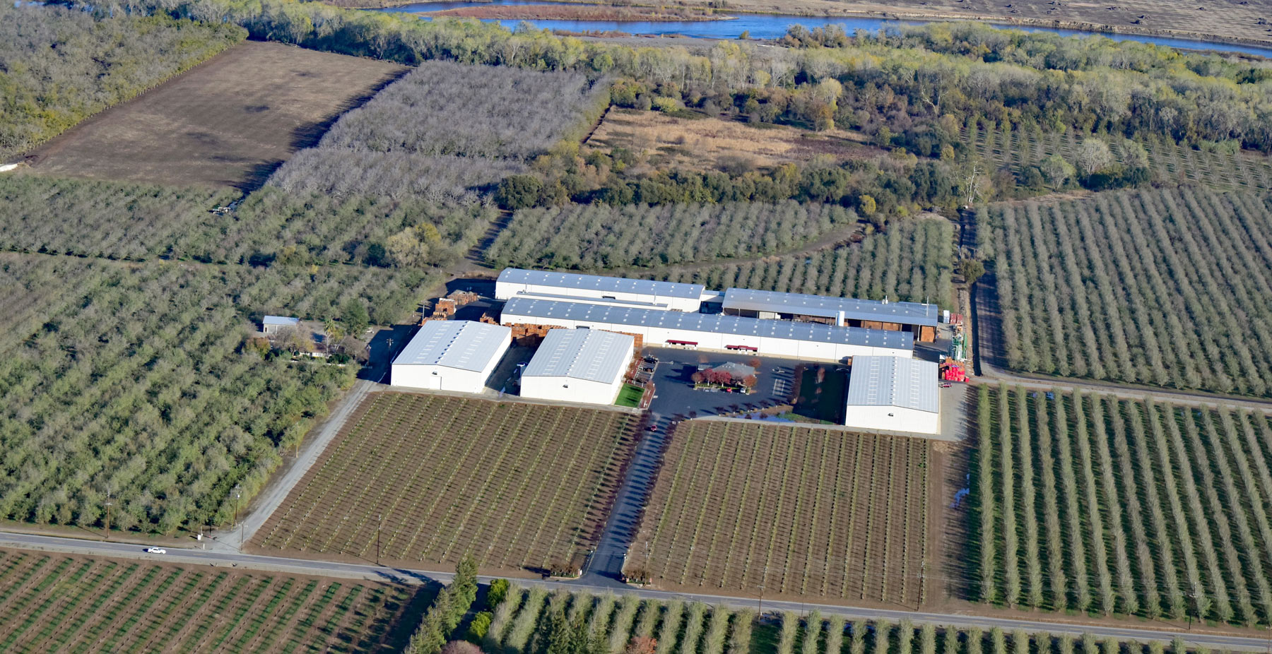 Aerial photograph of Riverwest Processing facility